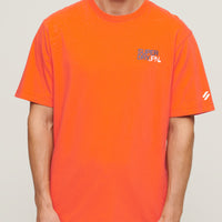 Sportswear Logo Loose Tee - Flame Orange