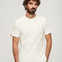 Embossed Archive Graphic T-Shirt - Winter White