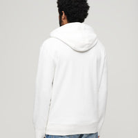 Core Logo Loose Hoodie - Brilliant White