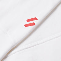 Core Logo Loose Hoodie - Brilliant White