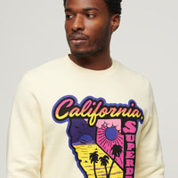 Neon Travel Loose Sweatshirt - Urban Cream