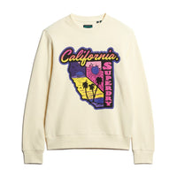 Neon Travel Loose Sweatshirt - Urban Cream