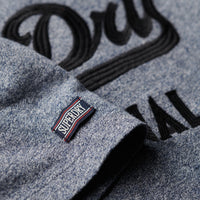 Embroidered Vintage Logo T-Shirt - Frosted Navy Grit
