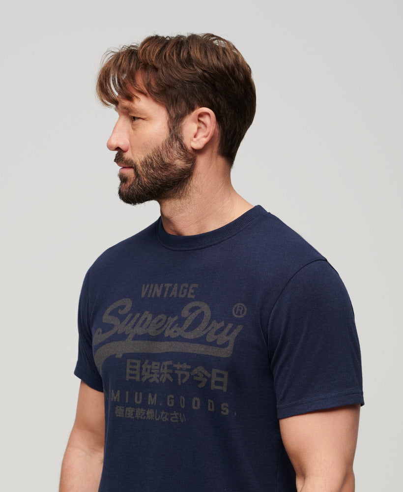 Classic Heritage T-Shirt - Navy Marl