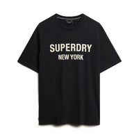 Luxury Sport Loose T-Shirt - Black/White