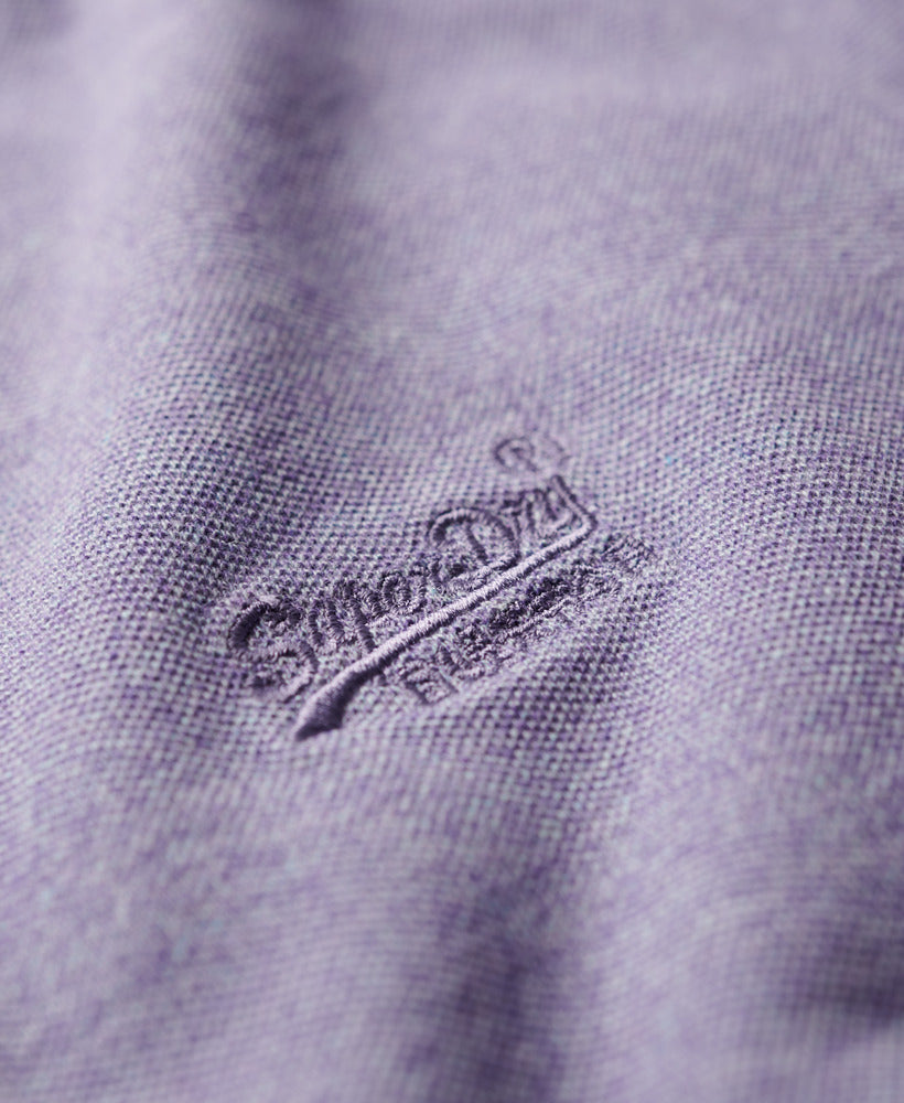 Classic Pique Polo Shirt - Iris Purple Marl