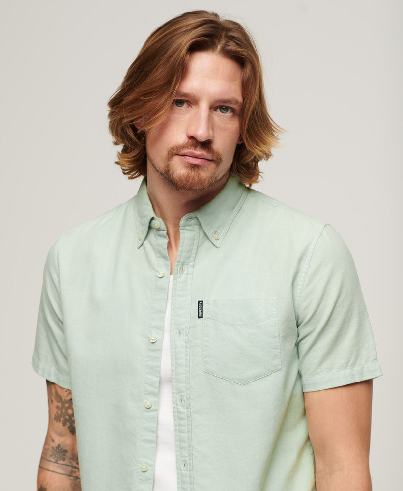 Oxford Short Sleeve Shirt - Light Green