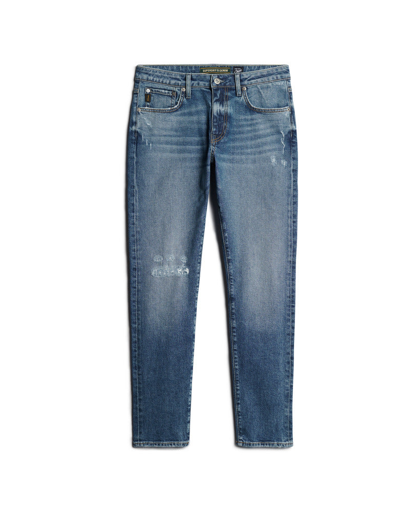 Organic Cotton Slim Jeans - Folsom Mid Blue