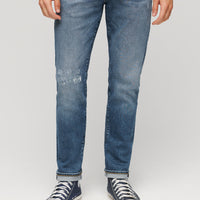 Organic Cotton Slim Jeans - Folsom Mid Blue