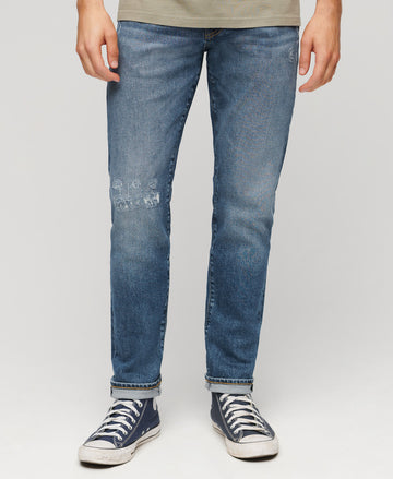 Organic Cotton Slim Jeans - Folsom Mid Blue