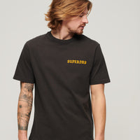 Tattoo Graphic Loose Fit T-Shirt - Vintage Black