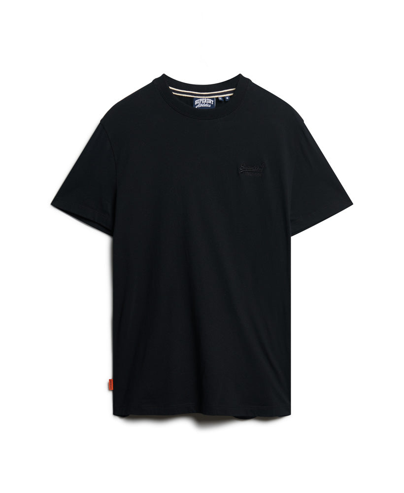 Organic Cotton Essential Logo T-Shirt - Black