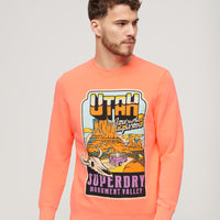 Neon Travel Loose Sweatshirt - Sunblast Orange