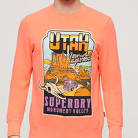 Neon Travel Loose Sweatshirt - Sunblast Orange