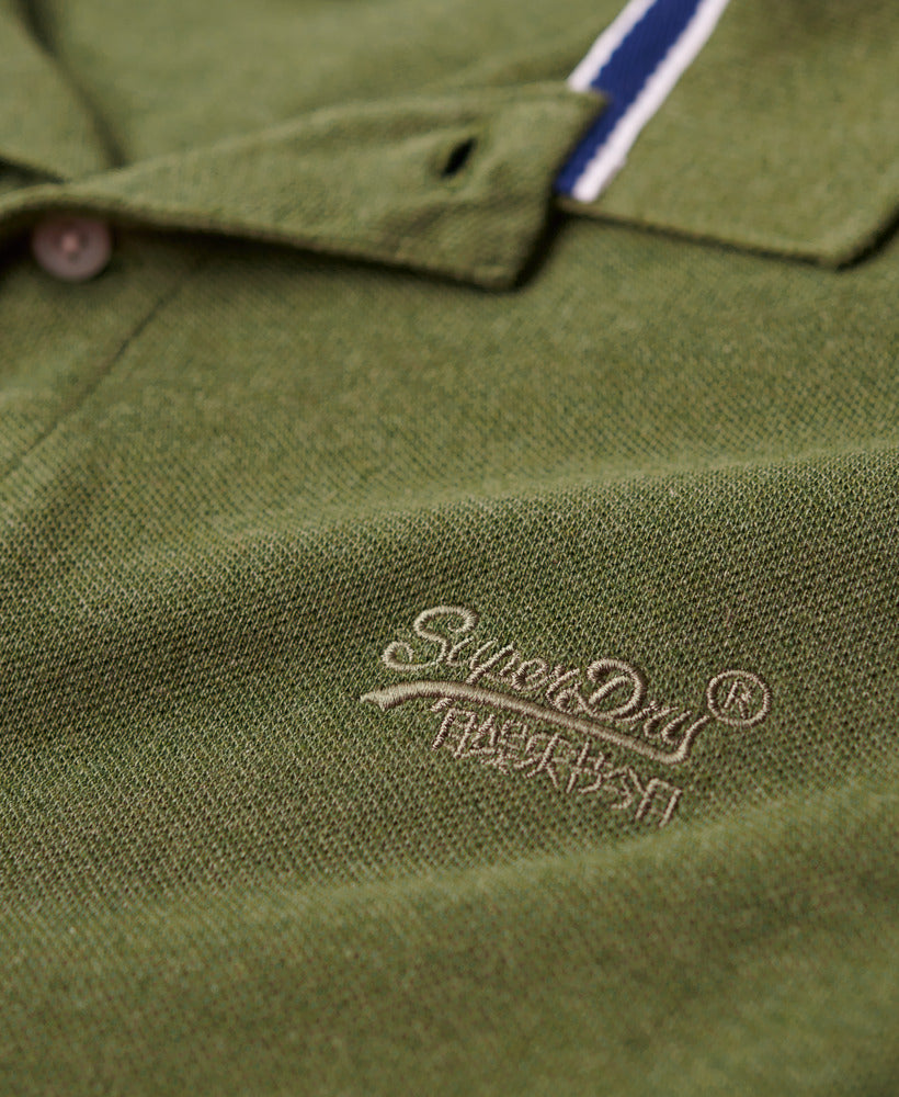 Classic Pique Polo Shirt - Thrift Olive Marl