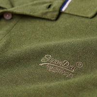 Classic Pique Polo Shirt - Thrift Olive Marl