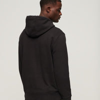 Core Logo Loose Hoodie - Black