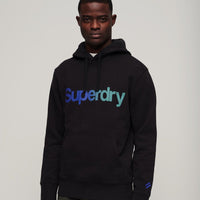 Core Logo Loose Hoodie - Black