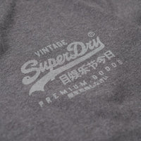 Vintage Logo Heritage Chest T-Shirt - Granite Grey Marl