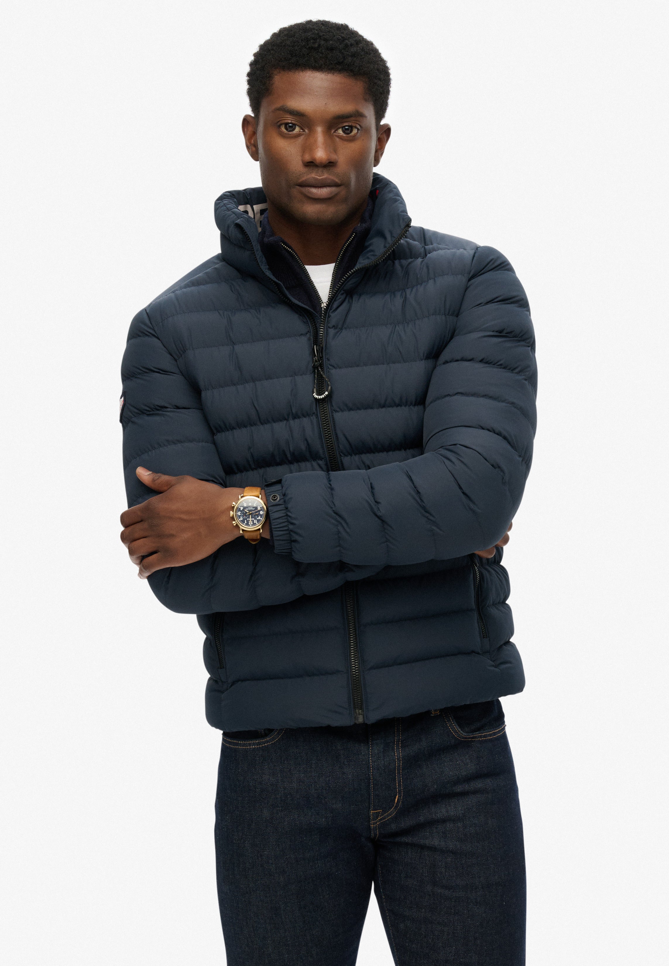 Fuji Print Padded Jacket