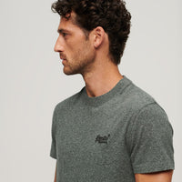 Organic Cotton Essential Logo T-Shirt - Asphalt Grey Grit