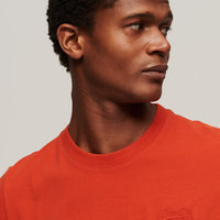 Organic Cotton Essential Logo T-Shirt - Denim Co Rust Orange