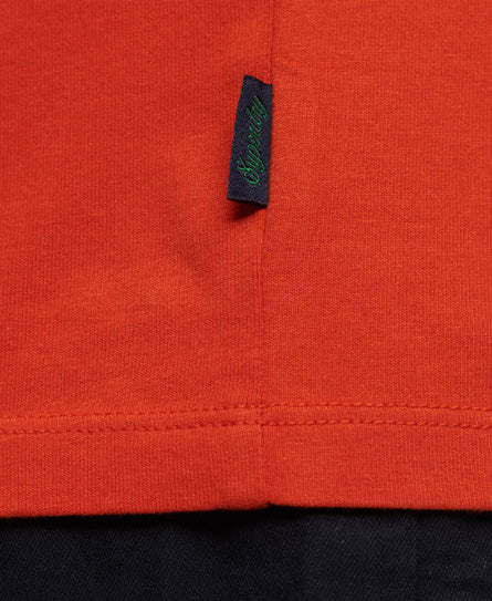 Organic Cotton Essential Logo T-Shirt - Denim Co Rust Orange