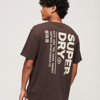 Utility Sport Logo Loose T-Shirt - Dark Oak Brown