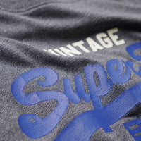Classic Vintage Logo Heritage T-Shirt - Midnight Blue Grit