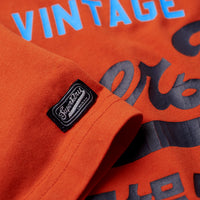 Classic Vintage Logo Heritage T-Shirt - Denim Co Rust Orange