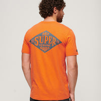 Workwear Scripted Graphic T-Shirt - Denim Co Rust Orange Slub