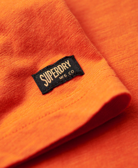 Workwear Scripted Graphic T-Shirt - Denim Co Rust Orange Slub