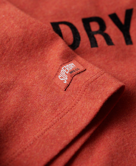 Workwear Logo Vintage T-Shirt - Americana Orange Marl