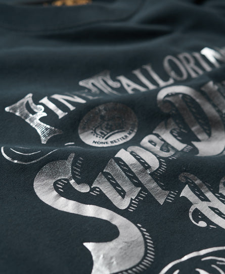 Metallic Workwear Graphic T-Shirt - Eclipse Navy