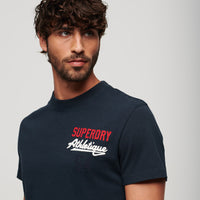 Embroidered Superstate Athletic Logo T-Shirt - Eclipse Navy