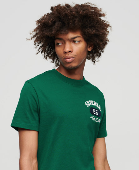 Embroidered Superstate Athletic Logo T-Shirt - Emerald Green