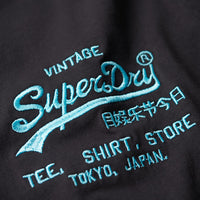 Neon Vintage Logo T-Shirt - Black