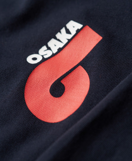 Osaka Graphic Loose T-Shirt - Eclipse Navy
