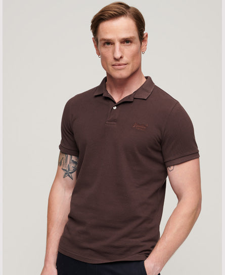 Chocolate polo shirt sale