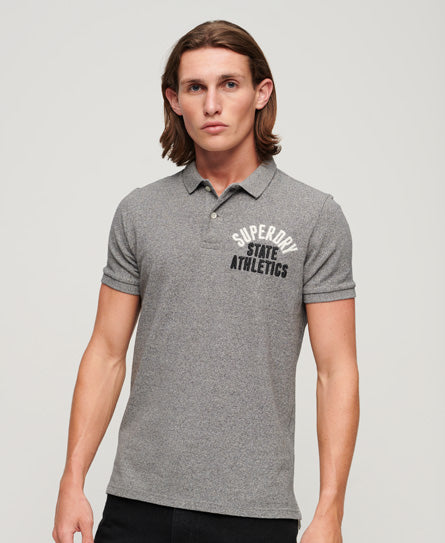 Superstate Polo Shirt - Dark Grey Fleck Marl