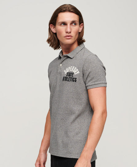 Superstate Polo Shirt - Dark Grey Fleck Marl