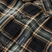 Organic Cotton Vintage Check Shirt - Pasadena Check Black
