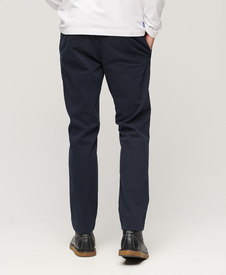 Officers Slim Chino Trousers - Eclipse Navy