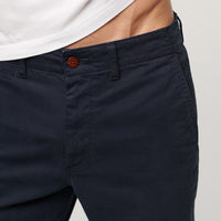 Officers Slim Chino Trousers - Eclipse Navy
