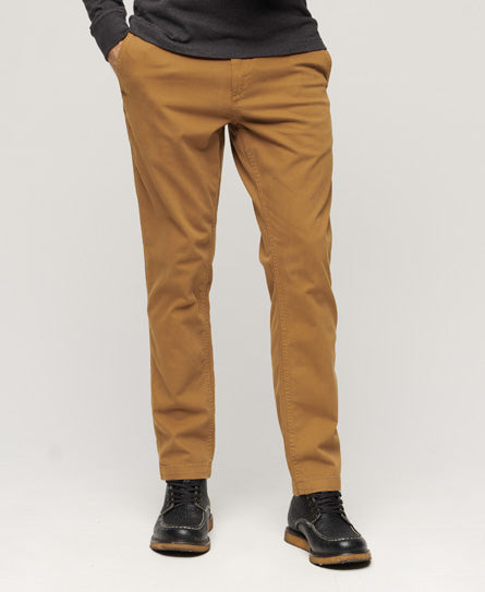 Officers Slim Chino Trousers - Sandstone
