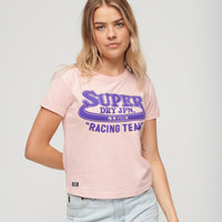 Archive Neon Graphic T-Shirt - Somon Pink Marl