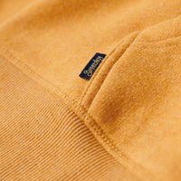 Essential Logo Zip Hoodie - Ochre Yellow Marl