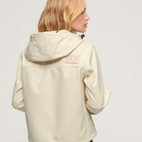 CODE Trekker Hooded Softshell Jacket - Rice White