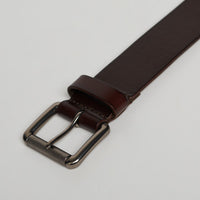 Vintage Branded Belt - Deep Brown Embossed