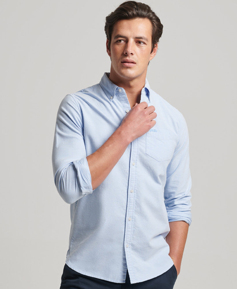 Washed Oxford Shirt - Blue